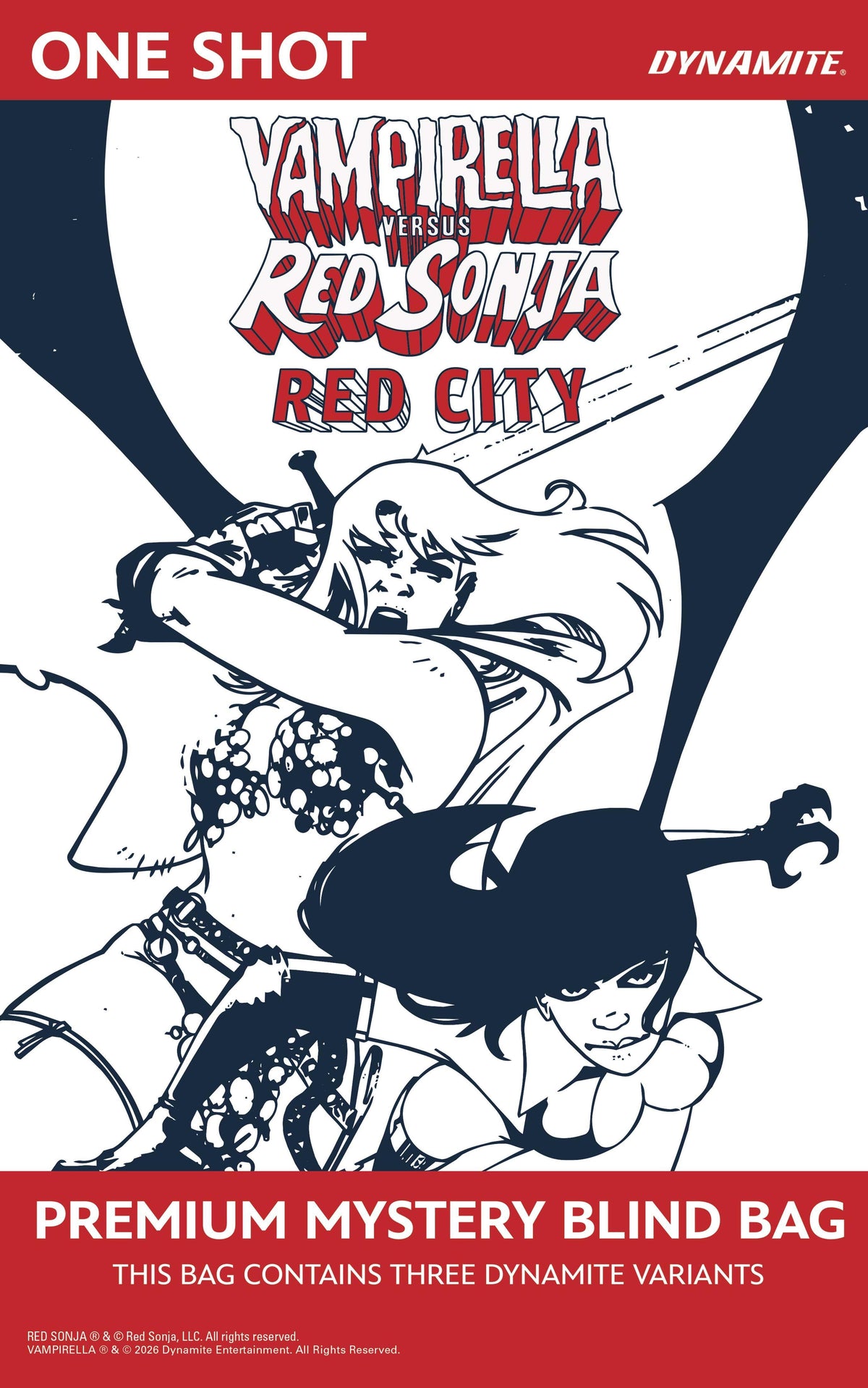 Vampirella vs. Red Sonja: Red City #1 Cover F Blind Bag Variant
