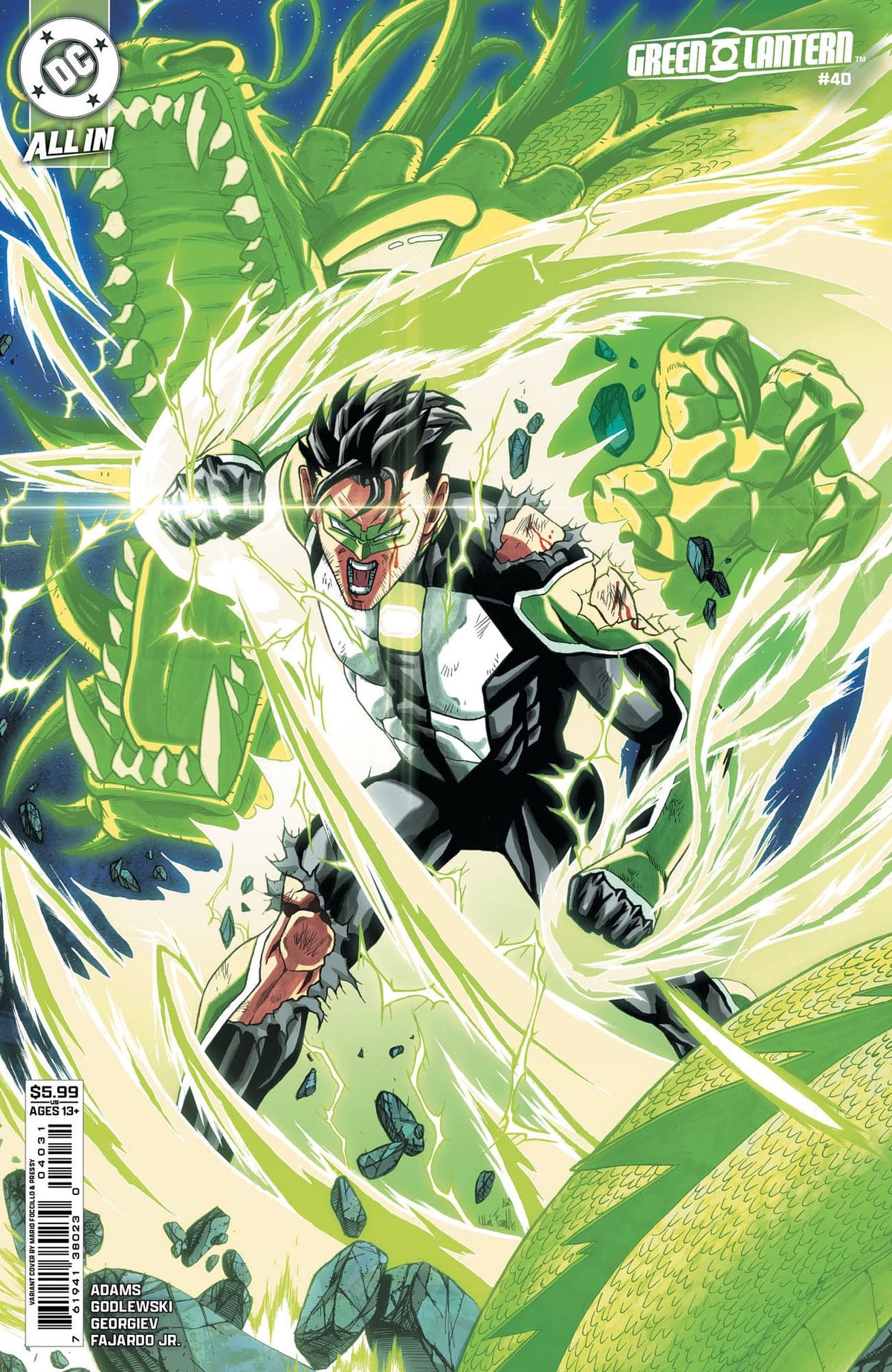 Green Lantern #40 Cover C Mario 'Fox' Foccillo Variant