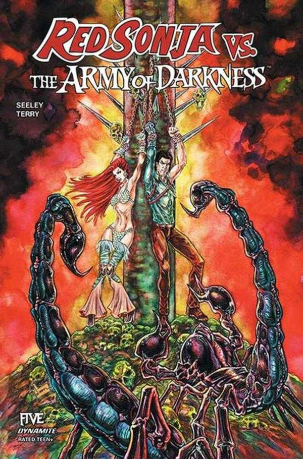 Red Sonja vs. the Army of Darkness #5 (Nikkol Jelenic Cover)