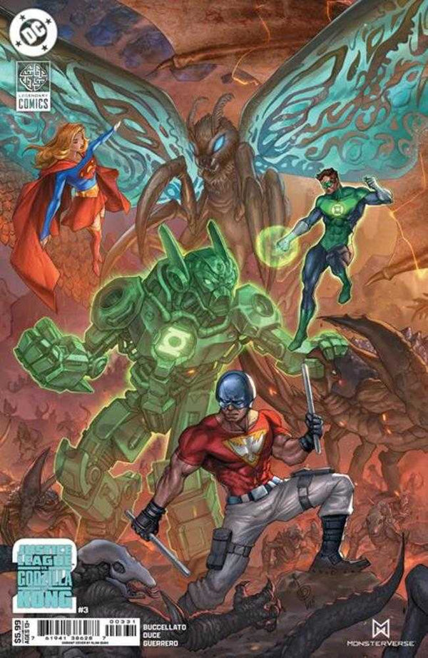 Justice League vs. Godzilla vs Kong 2 #3 (Alan Quah 'Connecting' Cover)