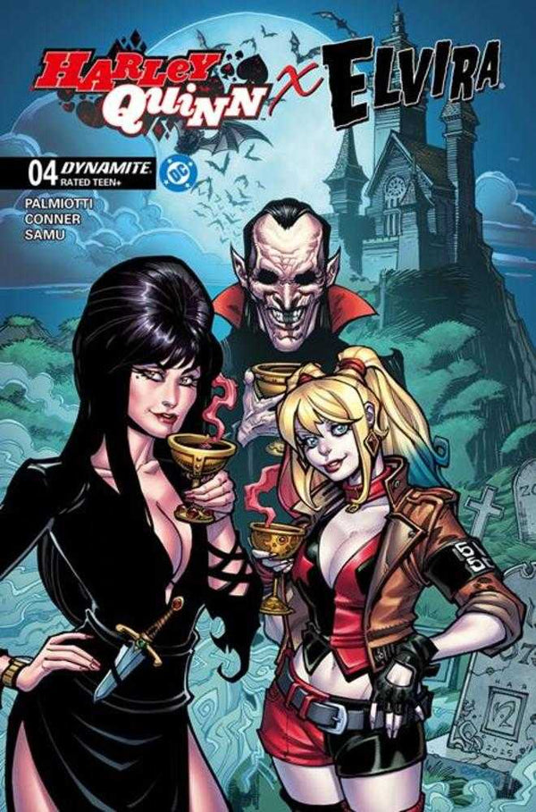 Harley Quinn X Elvira #4 (Cover B Chad Hardin Variant)