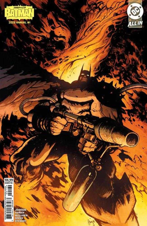 Absolute Batman 2025 Annual #1 (2nd Printing Daniel Warren Johnson Flamethrower)