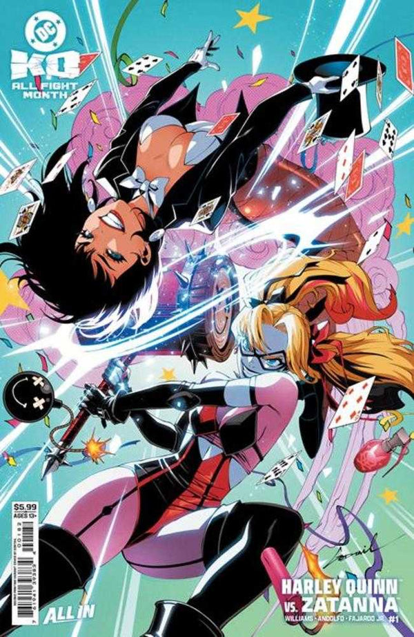 DC K.O.: Harley Quinn vs. Zatanna #1 (2nd Printing Godtail Variant)