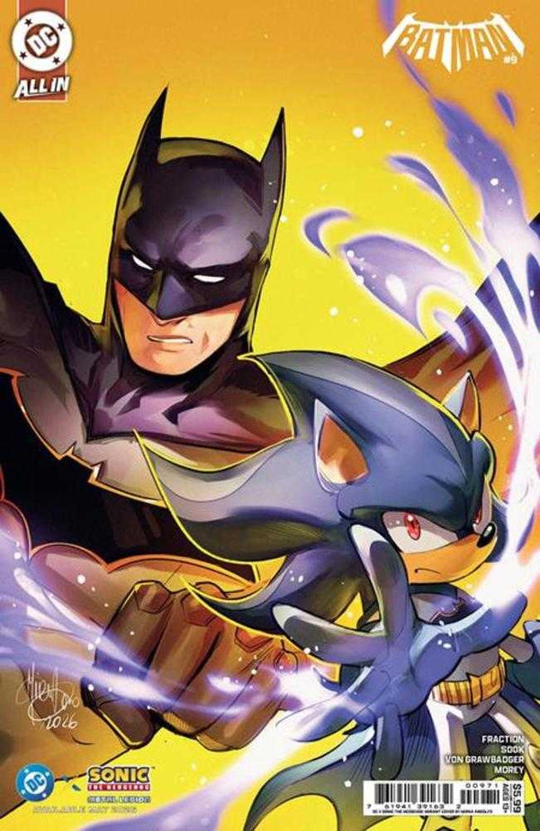 Batman #9 (Cover F Mirka Andolfo DC X Sonic Variant)