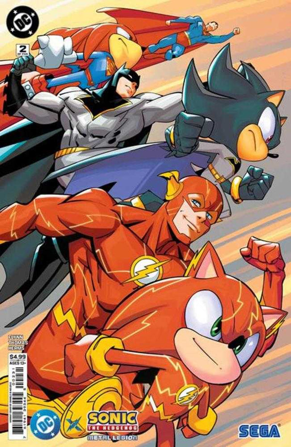 DC x Sonic the Hedgehog: The Metal Legion #2 (Cover C Daniele Di Nicuolo Variant)