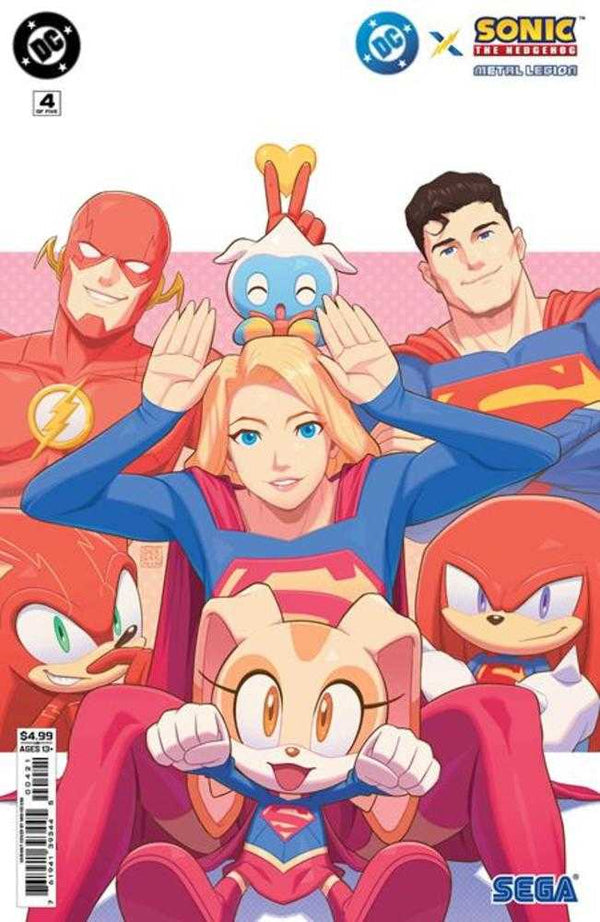 DC x Sonic the Hedgehog: Metal Legion #4 (Cover B Min Ho Kim Variant)