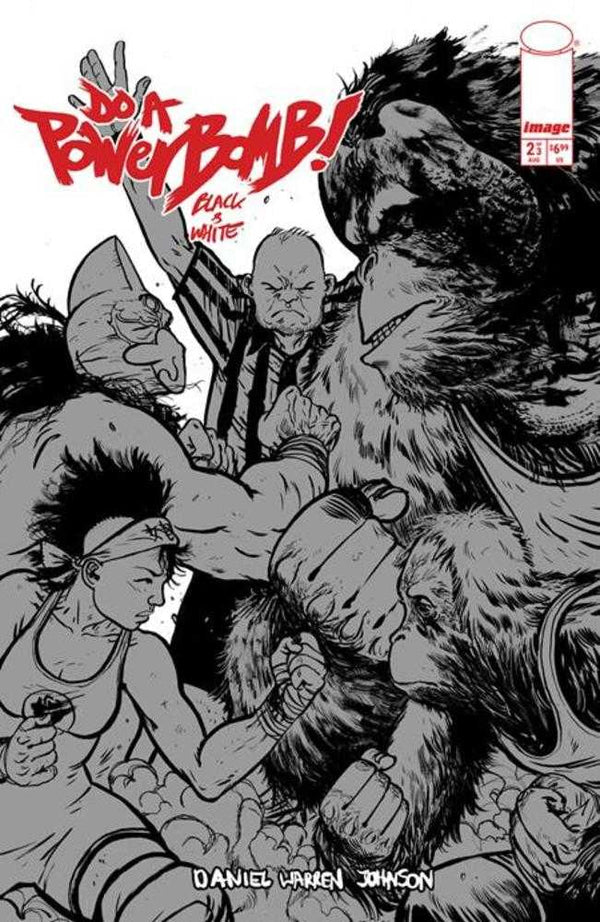 Do a Powerbomb: Black & White #2 Cover B Daniel Warren Johnson Black & White Orangutan Variant