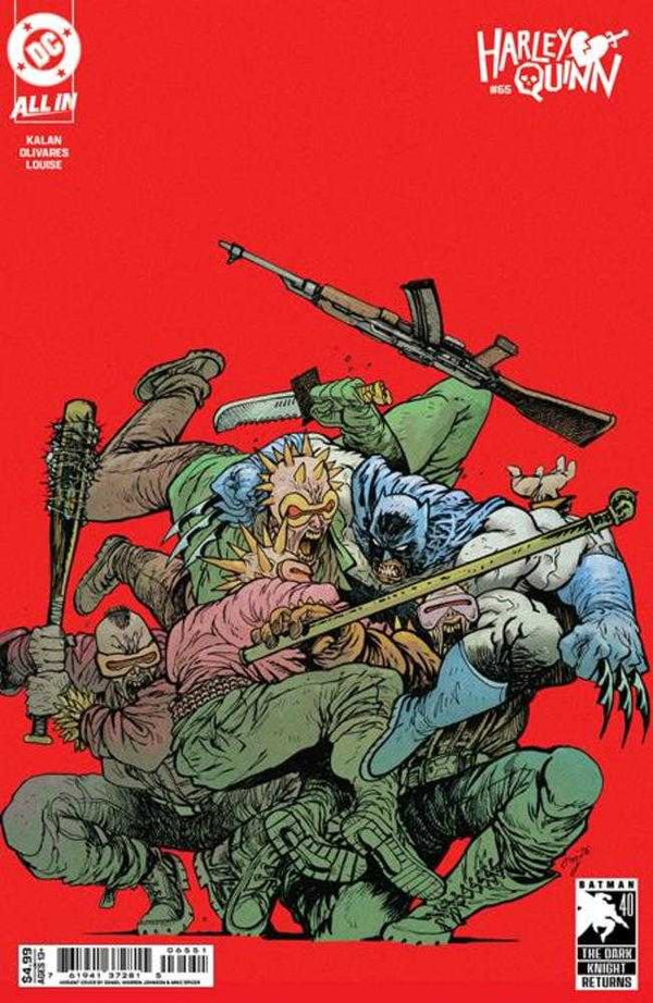 Harley Quinn #65 Cover E Daniel Warren Johnson Dark Knight Returns 40th Anniversary Variant
