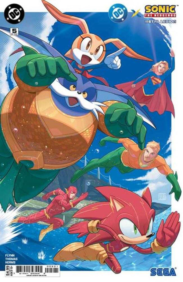 DC x Sonic the Hedgehog: The Metal Legion #5 Cover B Min Ho Kim Variant