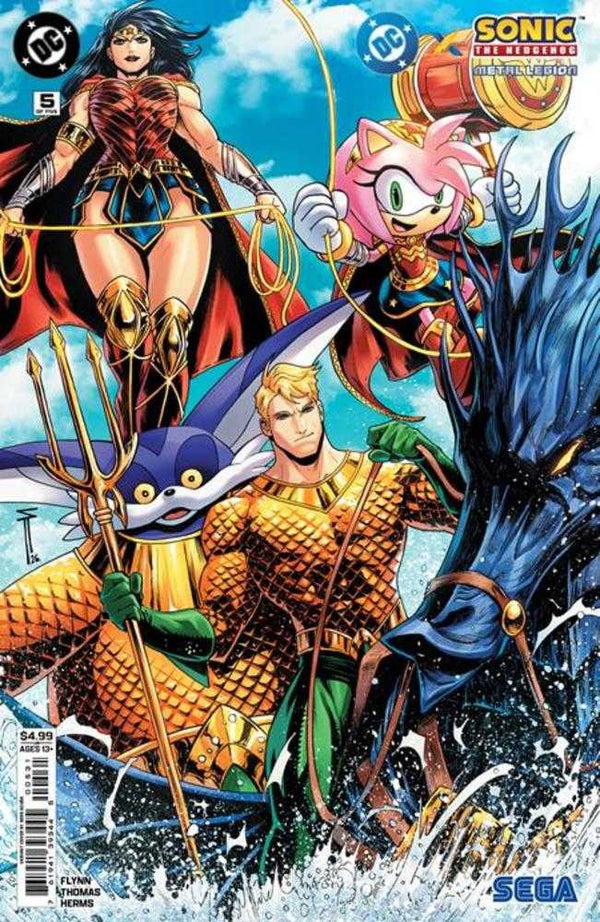 DC x Sonic the Hedgehog: The Metal Legion #5 Cover C Serg Acuña Variant
