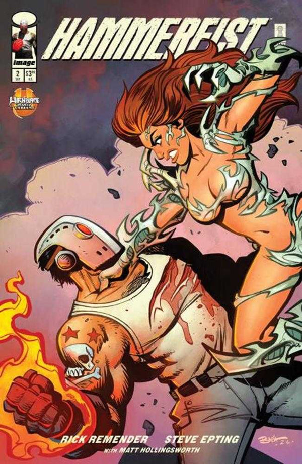 Hammerfist #2 Cover C Brett Parson Witchblade Team-Up Variant