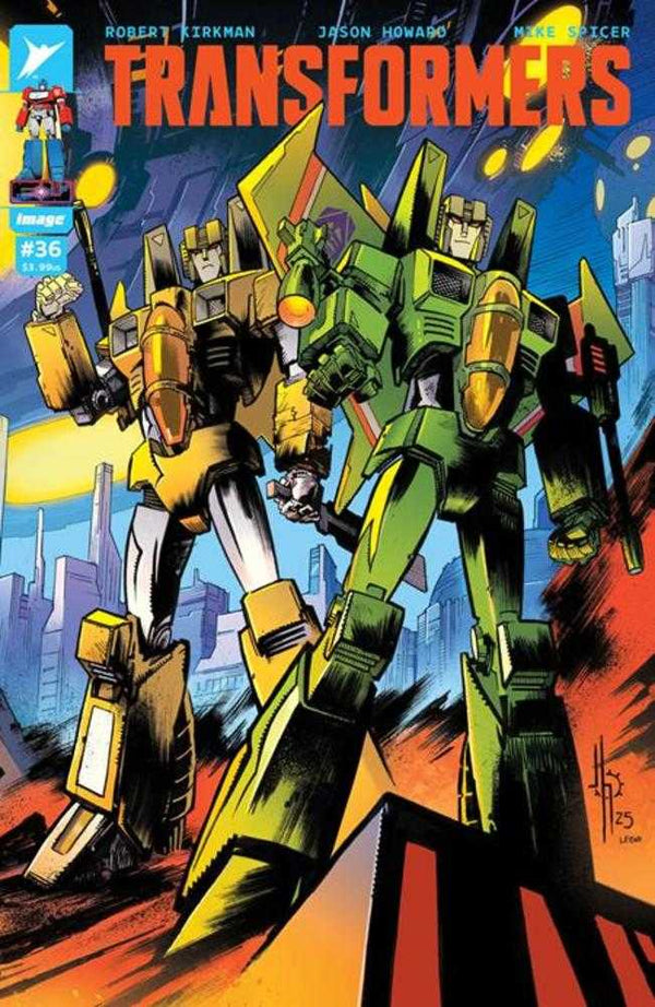 TRANSFORMERS #36 CVR C Transformers #36 Cover C Jason Howard Connecting Variant HOWARD & ANNALISA LEONI CONNECTING COVER VAR