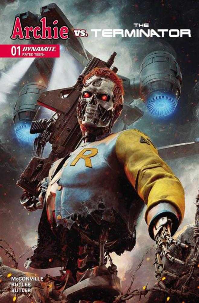 Archie vs. the Terminator #1 Cover E Björn Barends Foil Variant