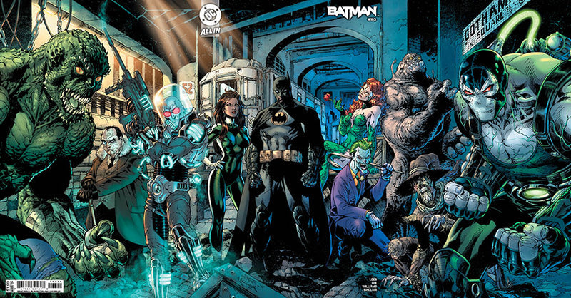 Batman #163 (Cover E Jim Lee Batman Connecting Gatefold Variant)