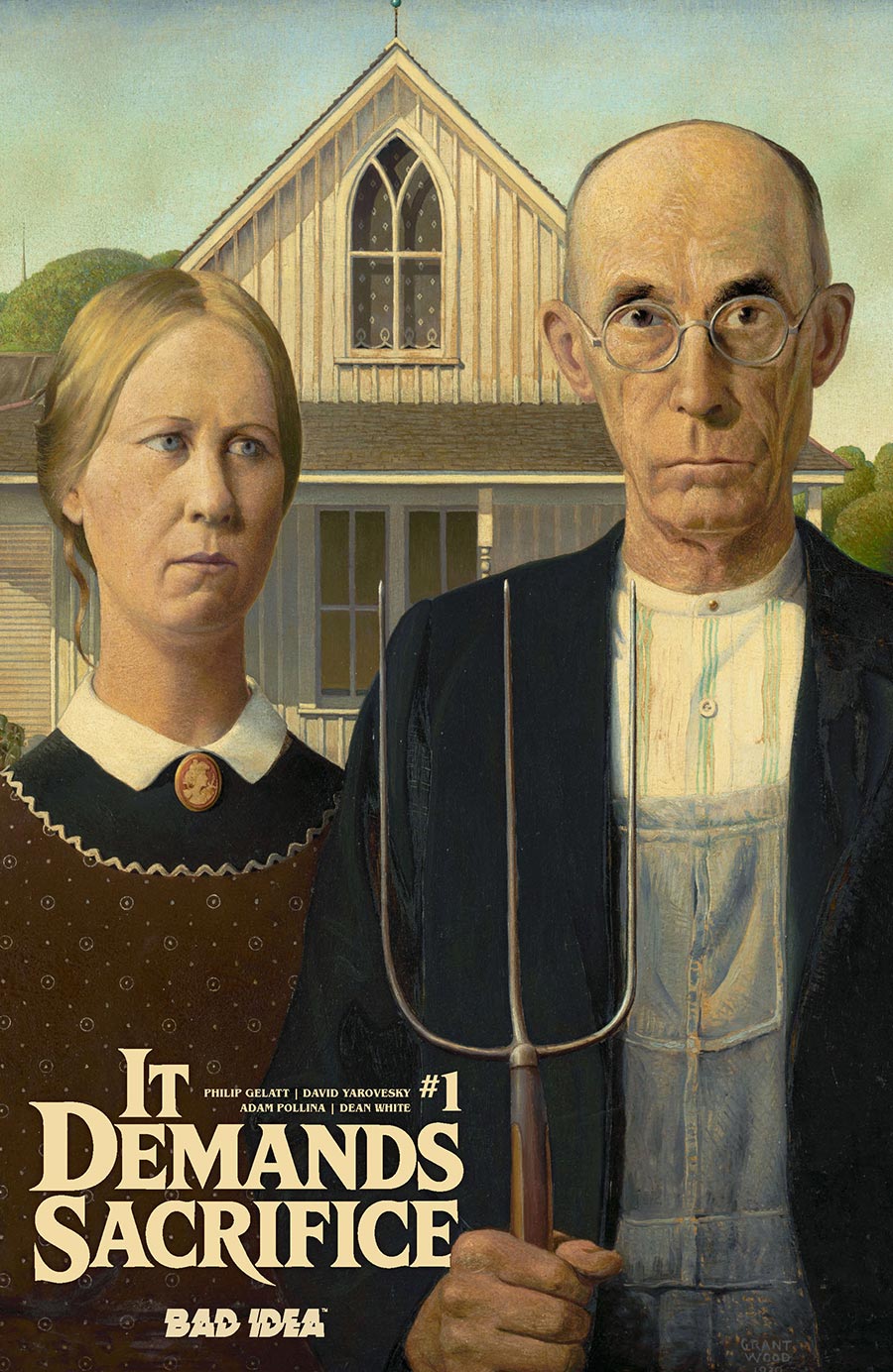 It Demands Sacrifice #1 Cover E Grant Wood Old Masters Variant