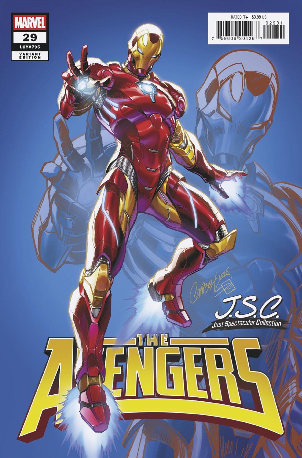Avengers #29 (J. Scott Campbell 'Just Spectacular Collection' Cover)