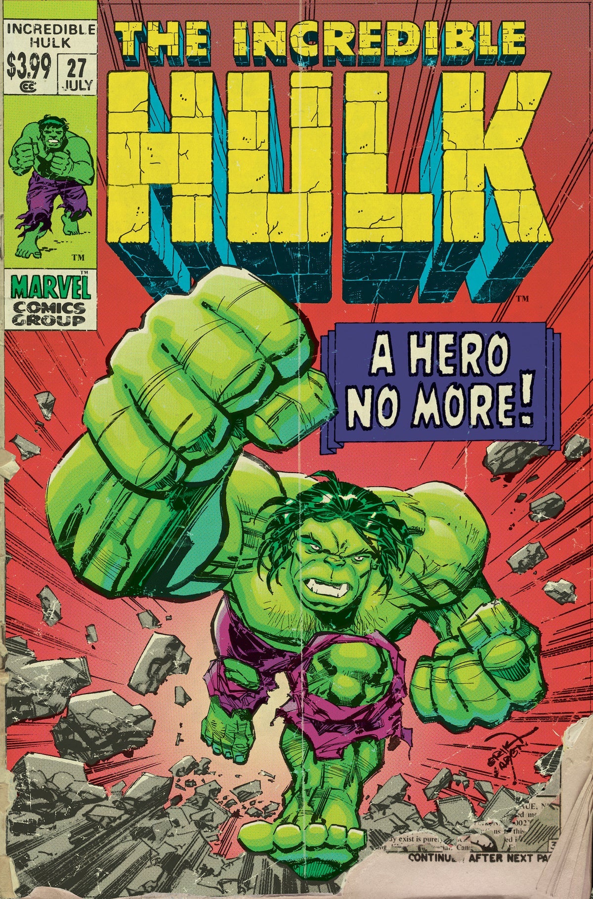 Incredible Hulk #27 (Erik Larsen 'RetroVision' Cover)