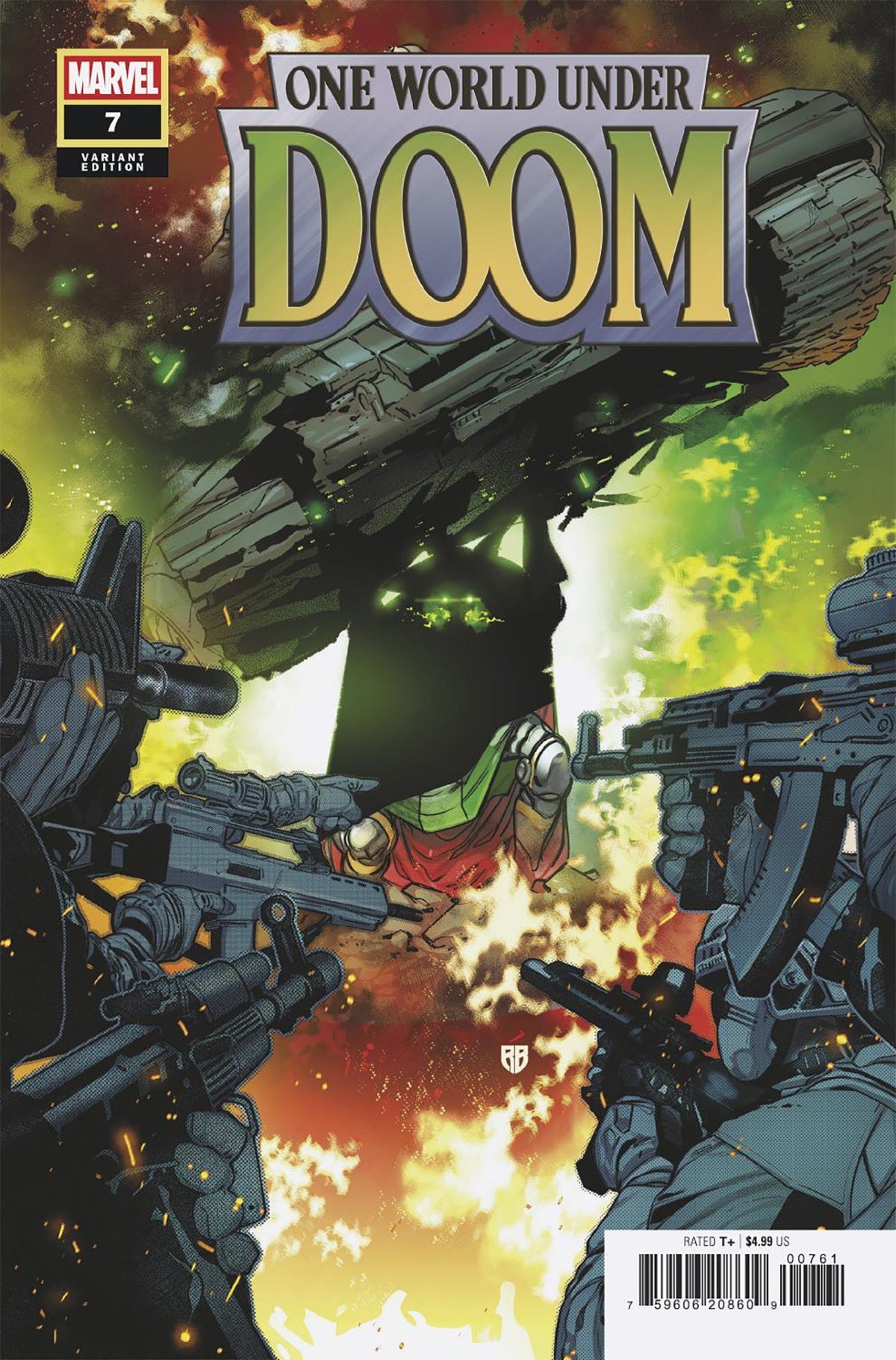 One World Under Doom #7 (R. B. Silva Cover)