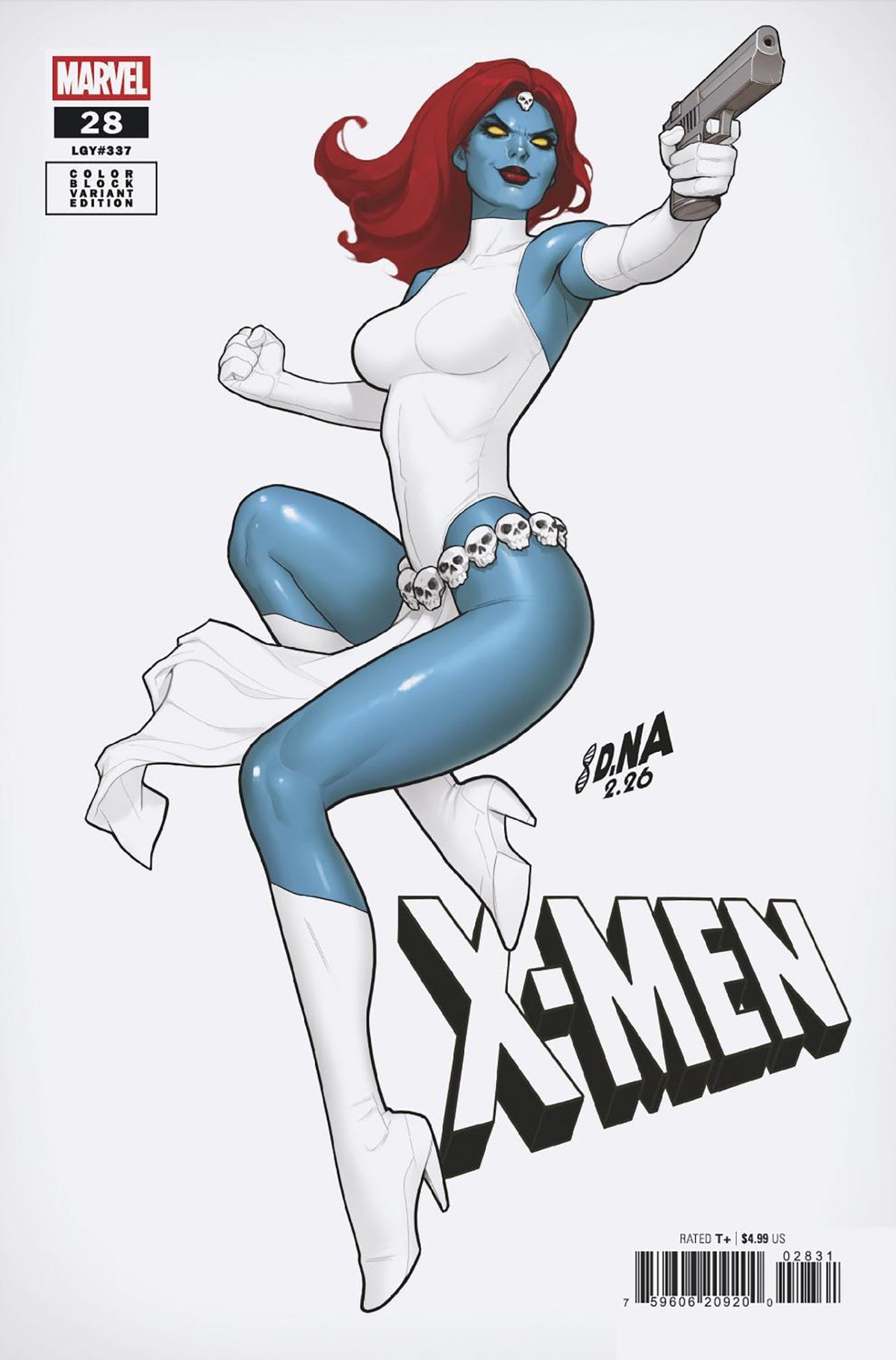 X-Men #28 (David Nakayama Color Block White Variant)