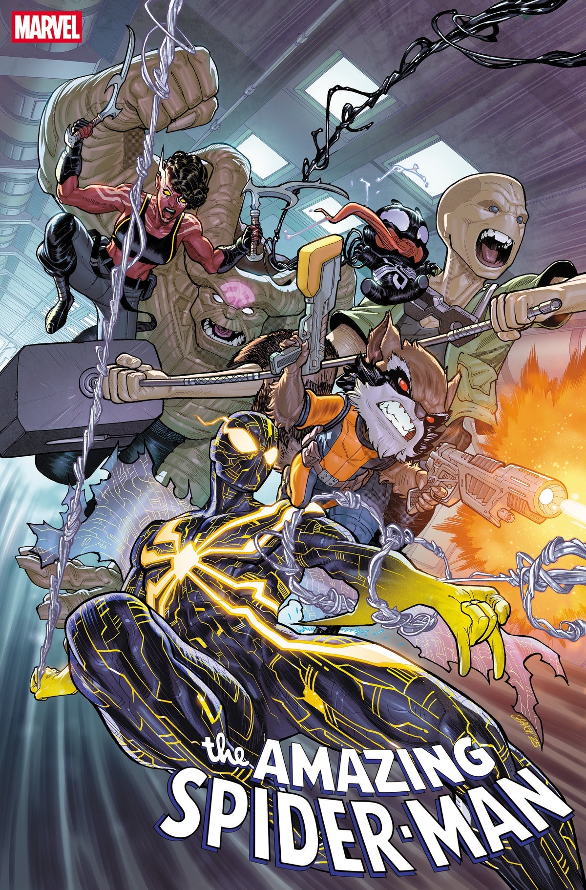 Amazing Spider-Man #11 (Javier Garrón 'Spoiler' Cover)