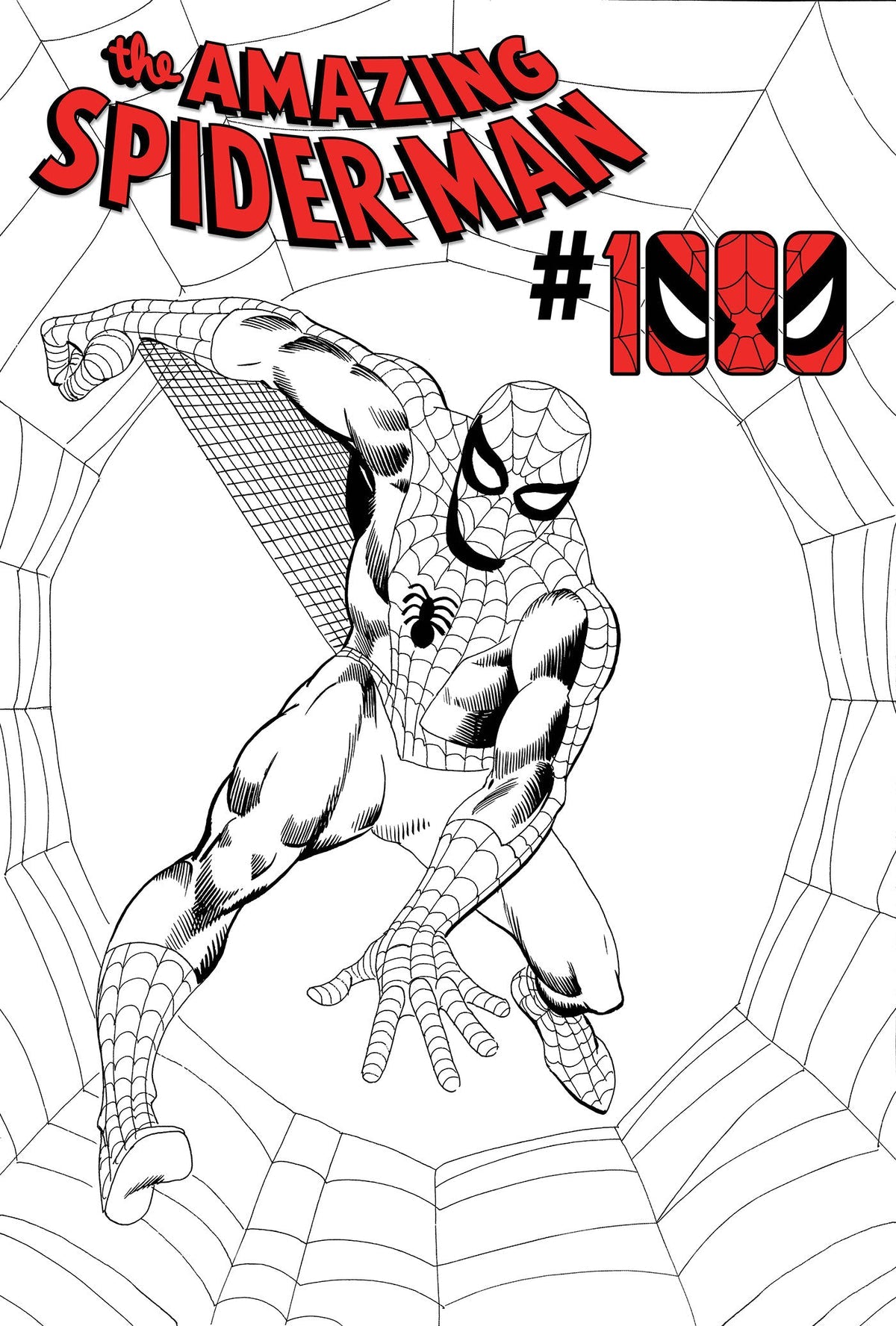 Amazing Spider-Man #1000 1:50 Steve Ditko Black & White Variant