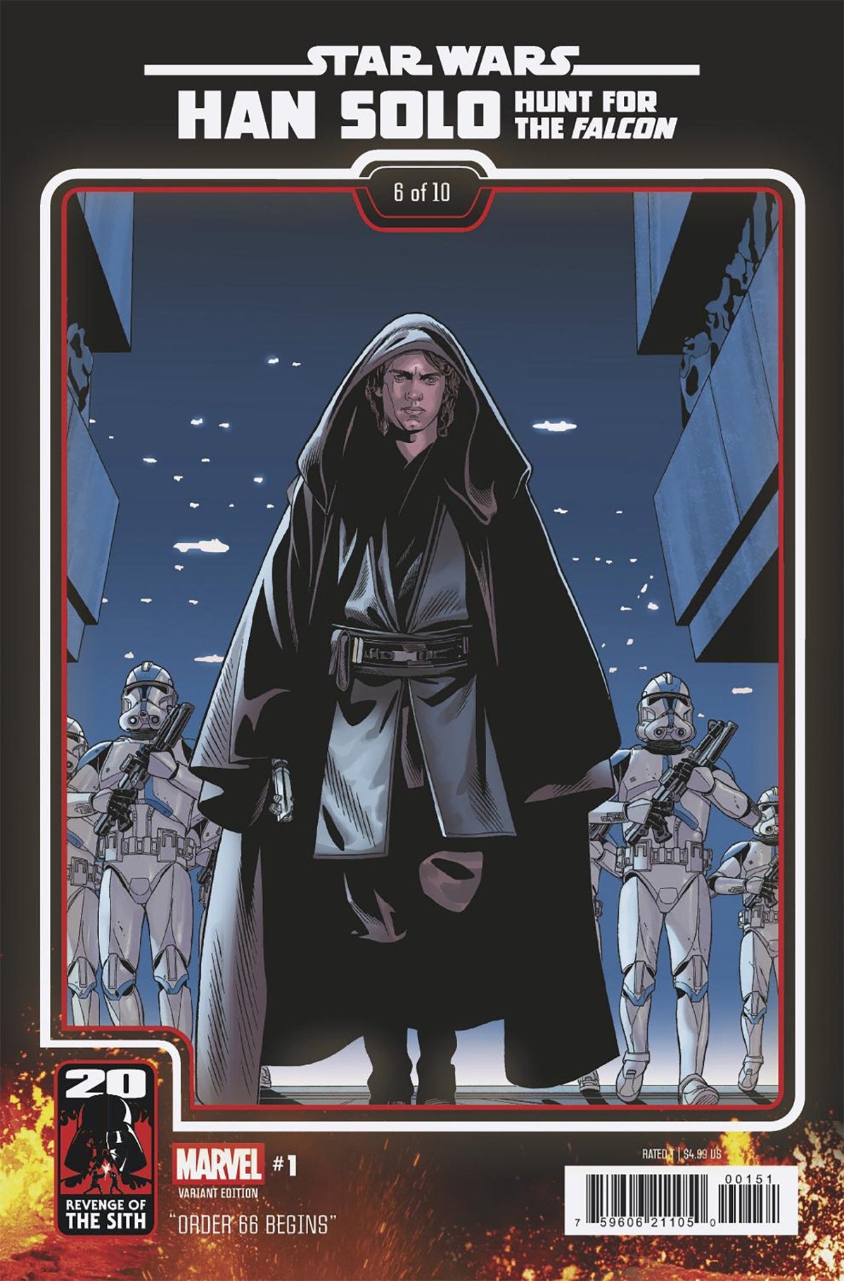 Star Wars: Han Solo – Hunt for the Falcon #1 (Chris Sprouse 'Revenge of the Sith 20th Anniversary' Cover)