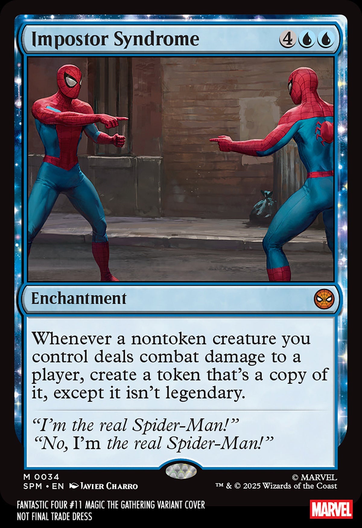 Fantastic Four #11 (Javier Charro Magic: the Gathering Variant)