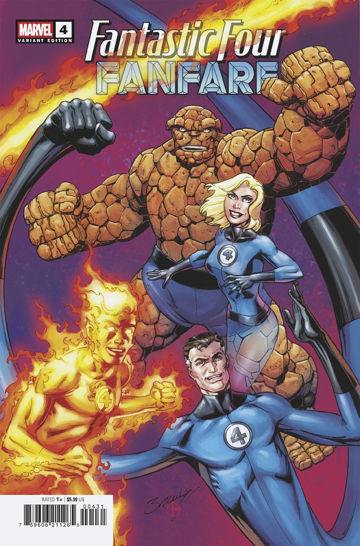 Fantastic Four Fanfare #4 (Mark Bagley Cover)