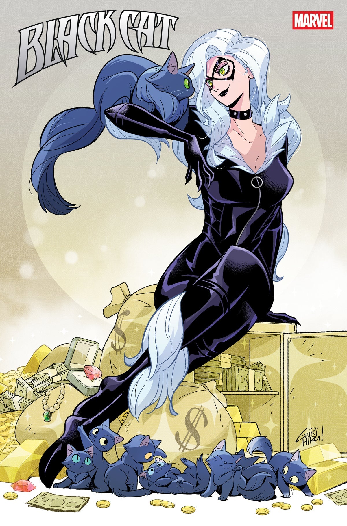 Black Cat #3 (Gurihiru 'Stormbreakers New Class' Cover)