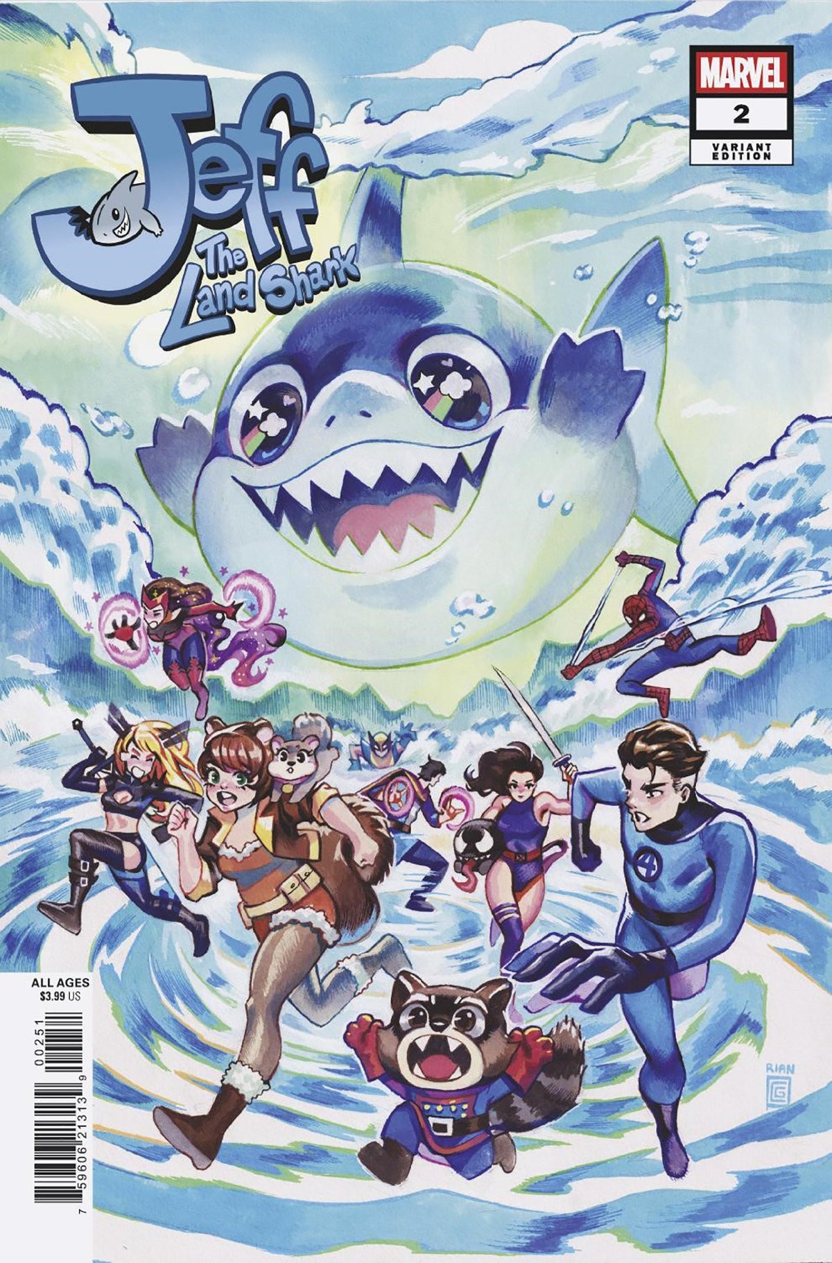 Jeff The Land Shark #2 (Rian Gonzales Cover)