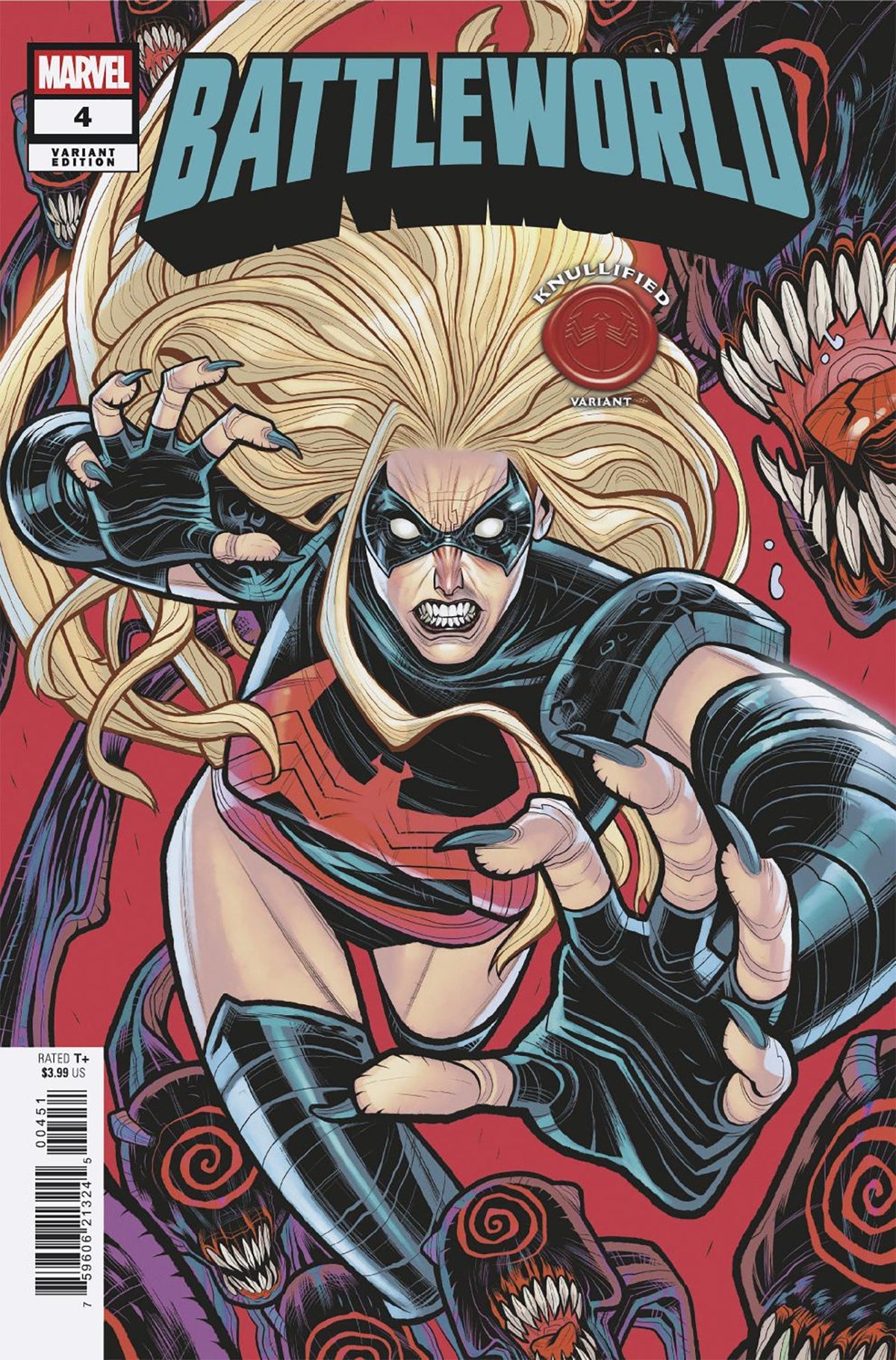 Battleworld #4 (Elizabeth Torque Knullified Variant)