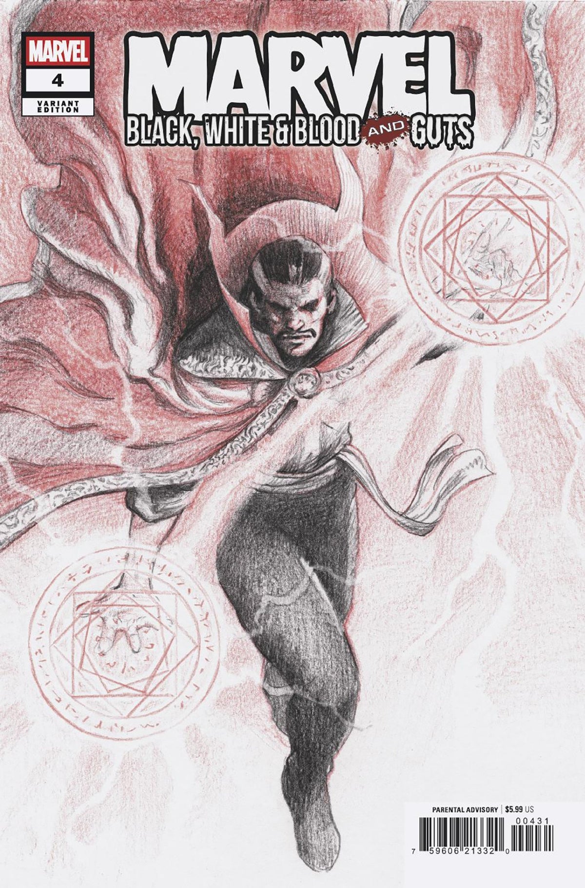 Marvel: Black, White & Blood and Guts #4 (Mitsuhiro Arita Variant)