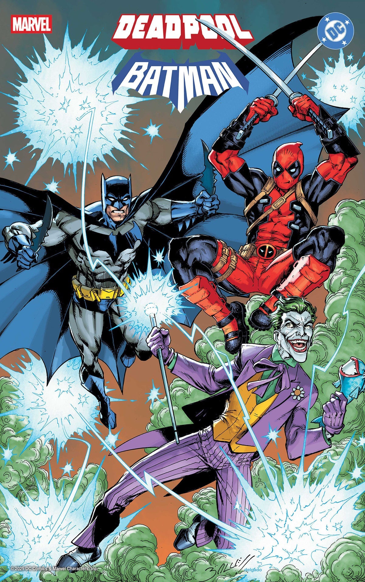 Marvel/DC: Deadpool/Batman #1 (Mark Bagley Foil Cover)