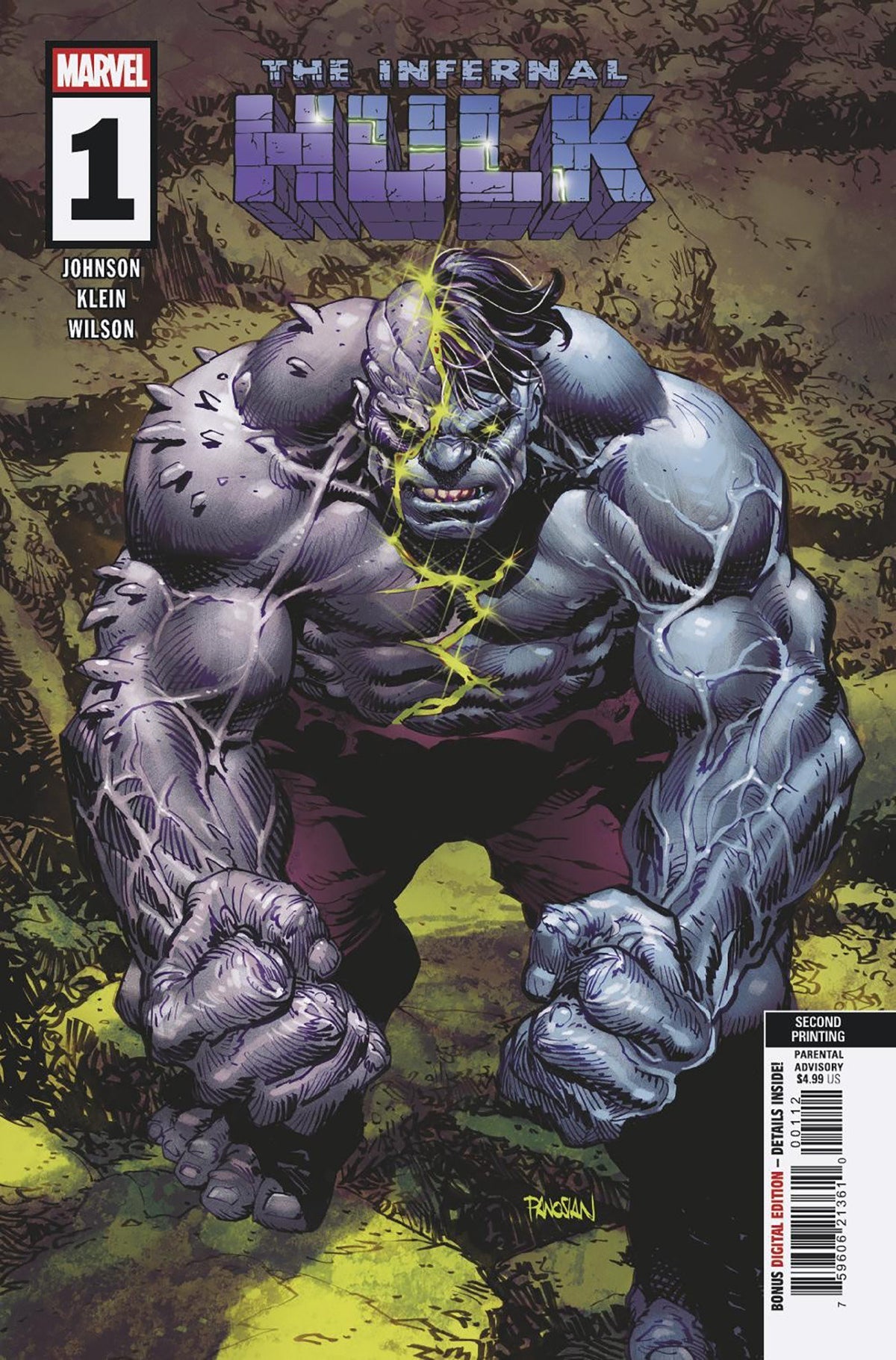 The Infernal Hulk #1 (2nd Printing Dan Panosian)