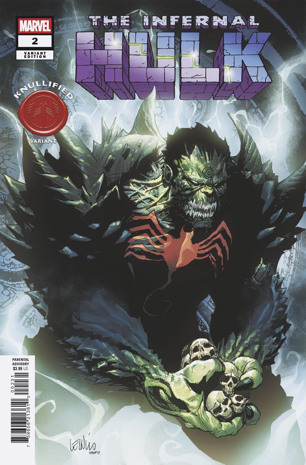 The Infernal Hulk #2 (Leinil Francis Yu Knullified Variant)