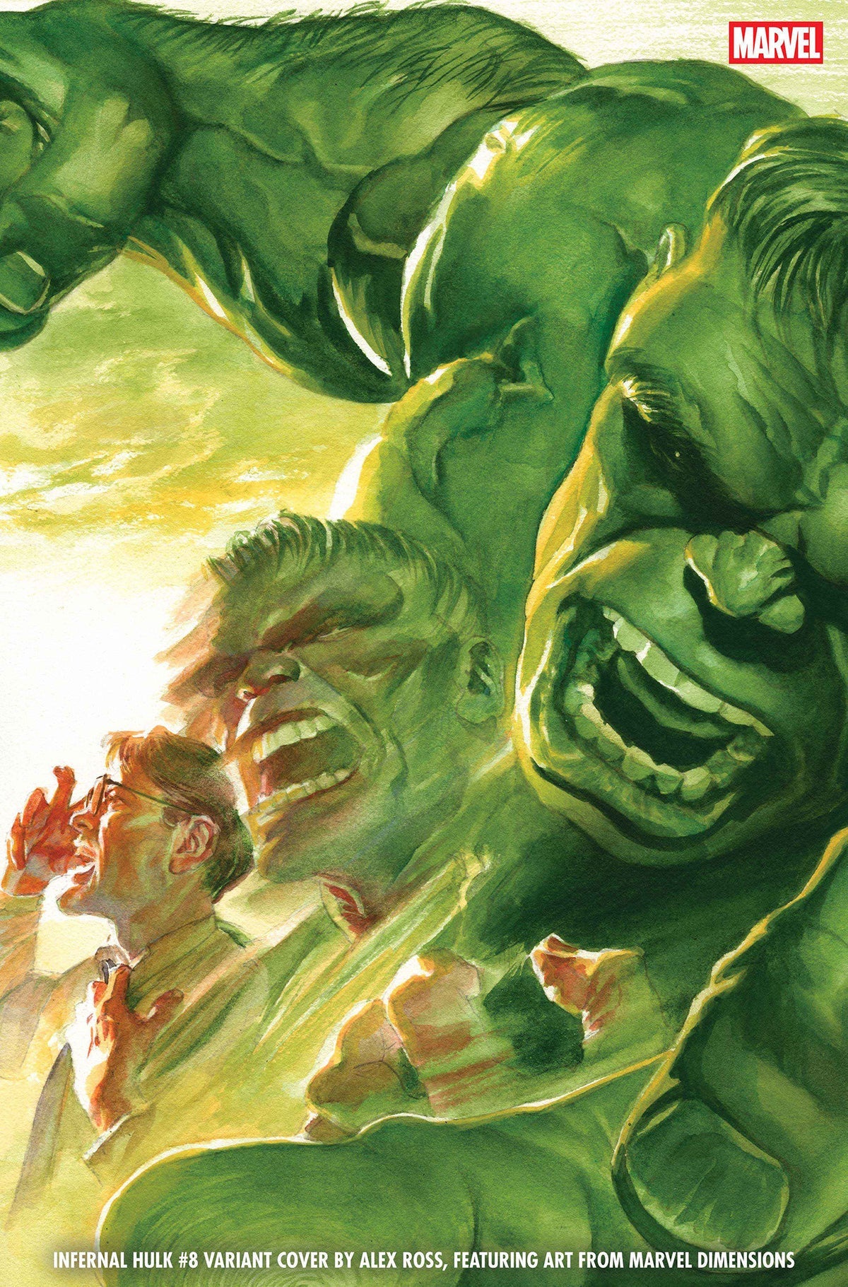 Infernal Hulk #8 (Alex Ross Marvel Dimensions Virgin Variant)