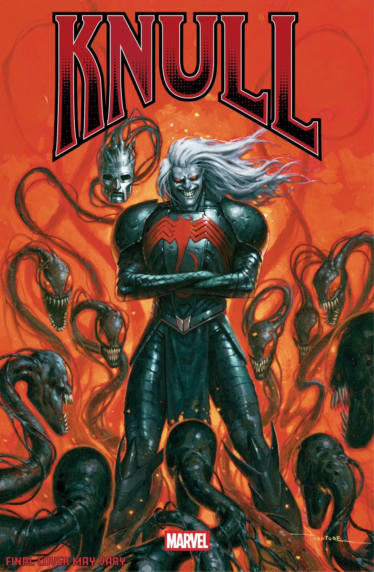 Knull #3 (Davide Paratore Doom Homage Variant)