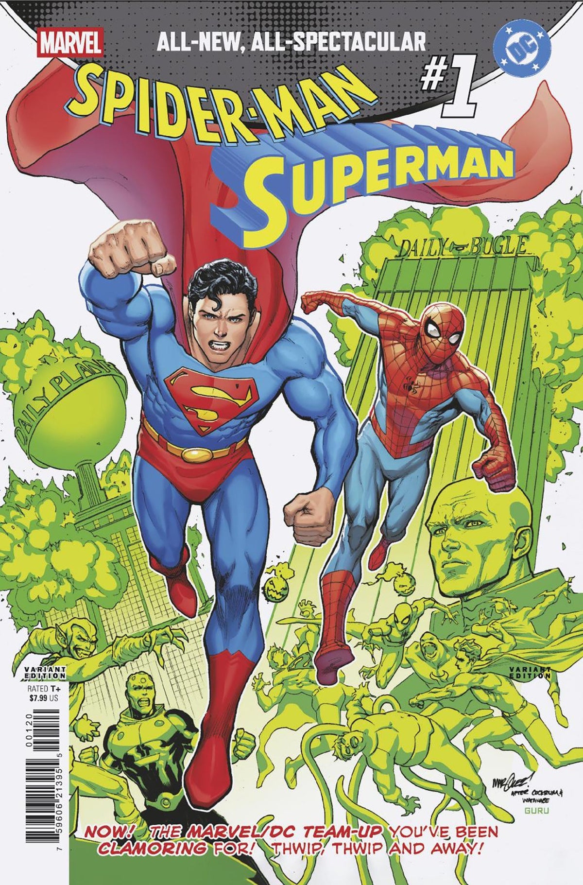 Marvel / DC: Spider-Man / Superman #1 (David Marquez Homage Variant)