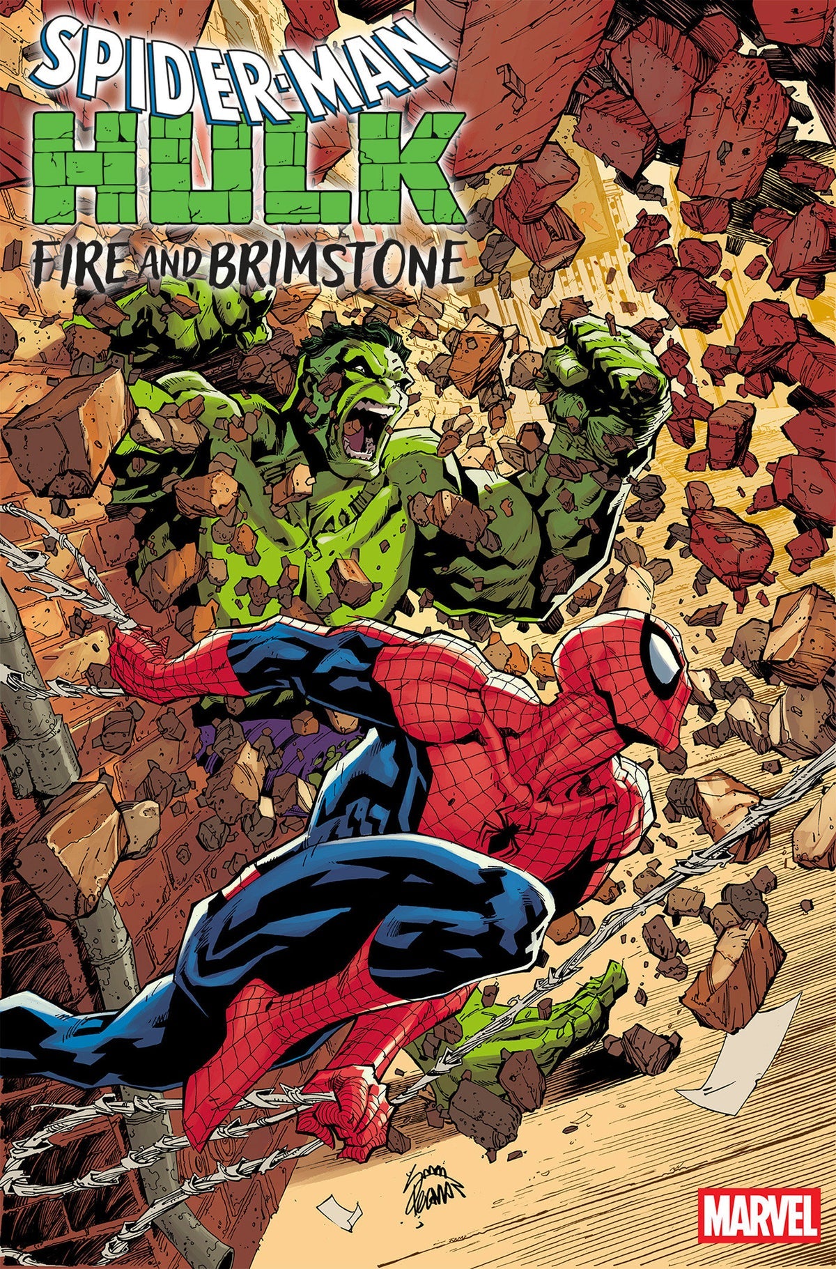 Spider-Man / Hulk: Fire and Brimstone #1 Ryan Stegman Variant