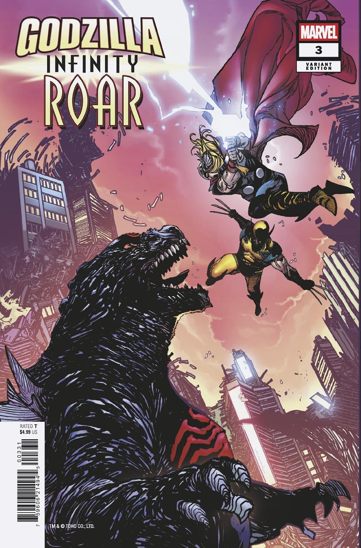 Godzilla: Infinity Roar #3 (Von Randal Variant)