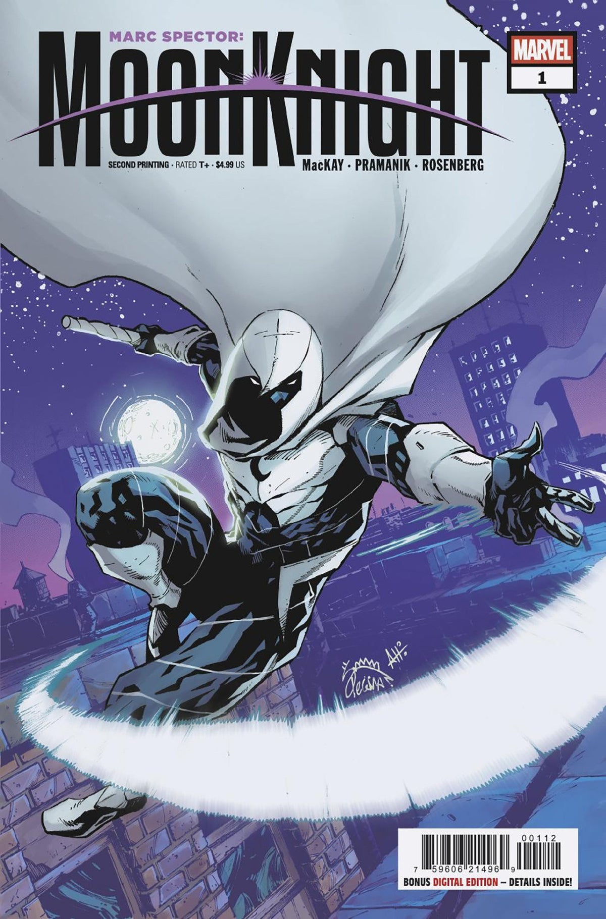 Marc Spector: Moon Knight #1 (2nd Printing)