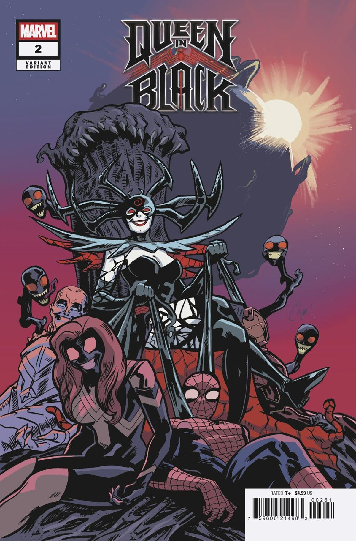 Queen in Black #2 (Chip Zdarsky Smile Variant)