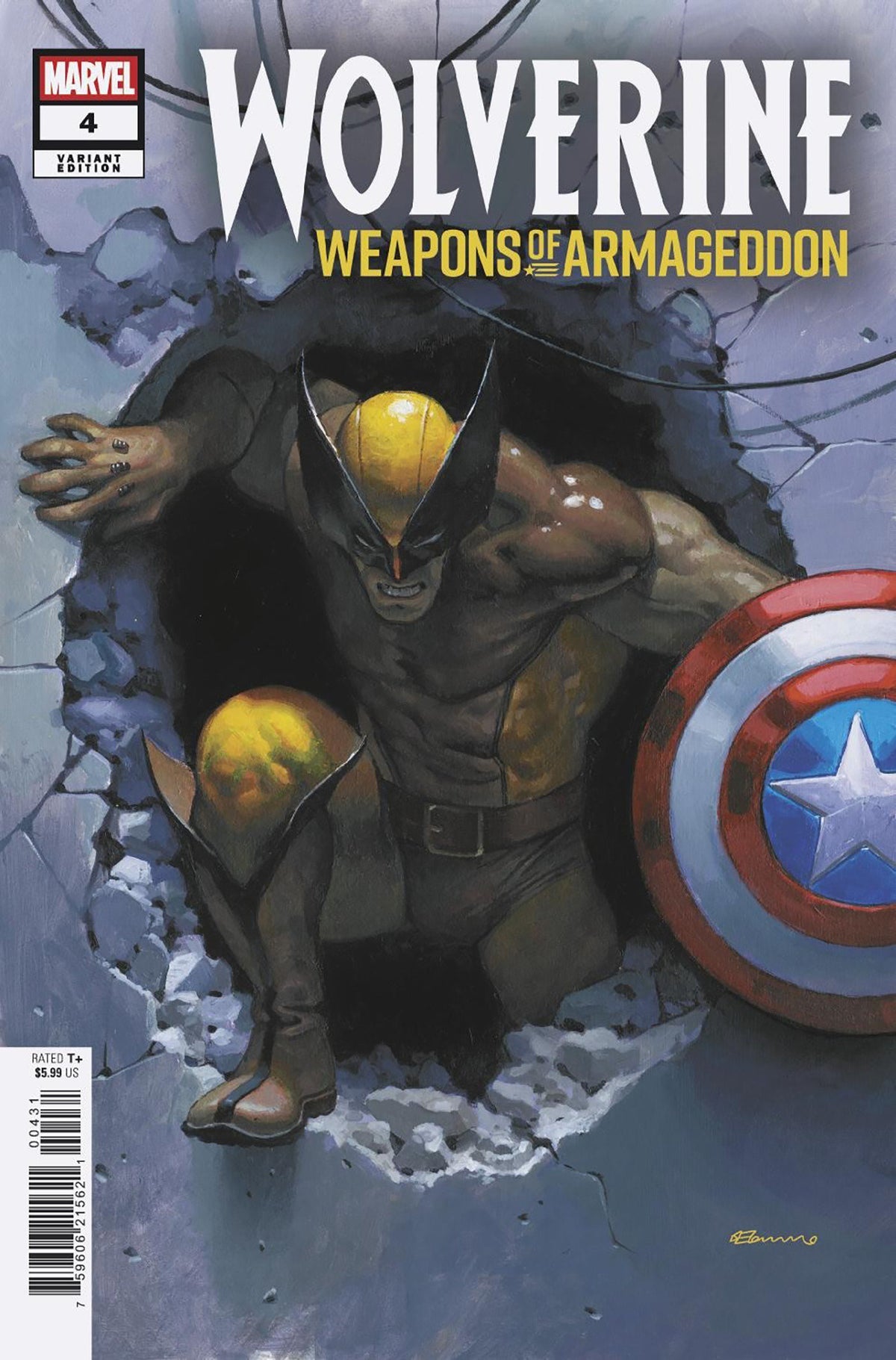 Wolverine: Weapons of Armageddon #4 (Fabrizio De Tommaso Variant)