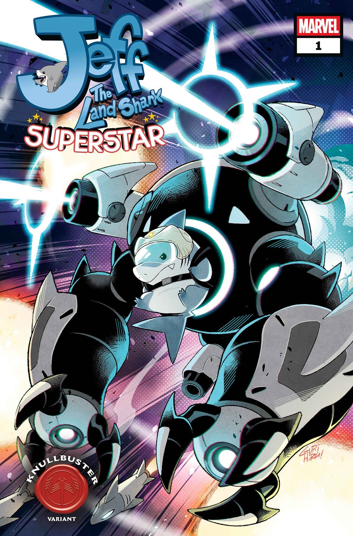 Jeff the Land Shark: Superstar #1 (Gurihiru Knullbuster Variant)