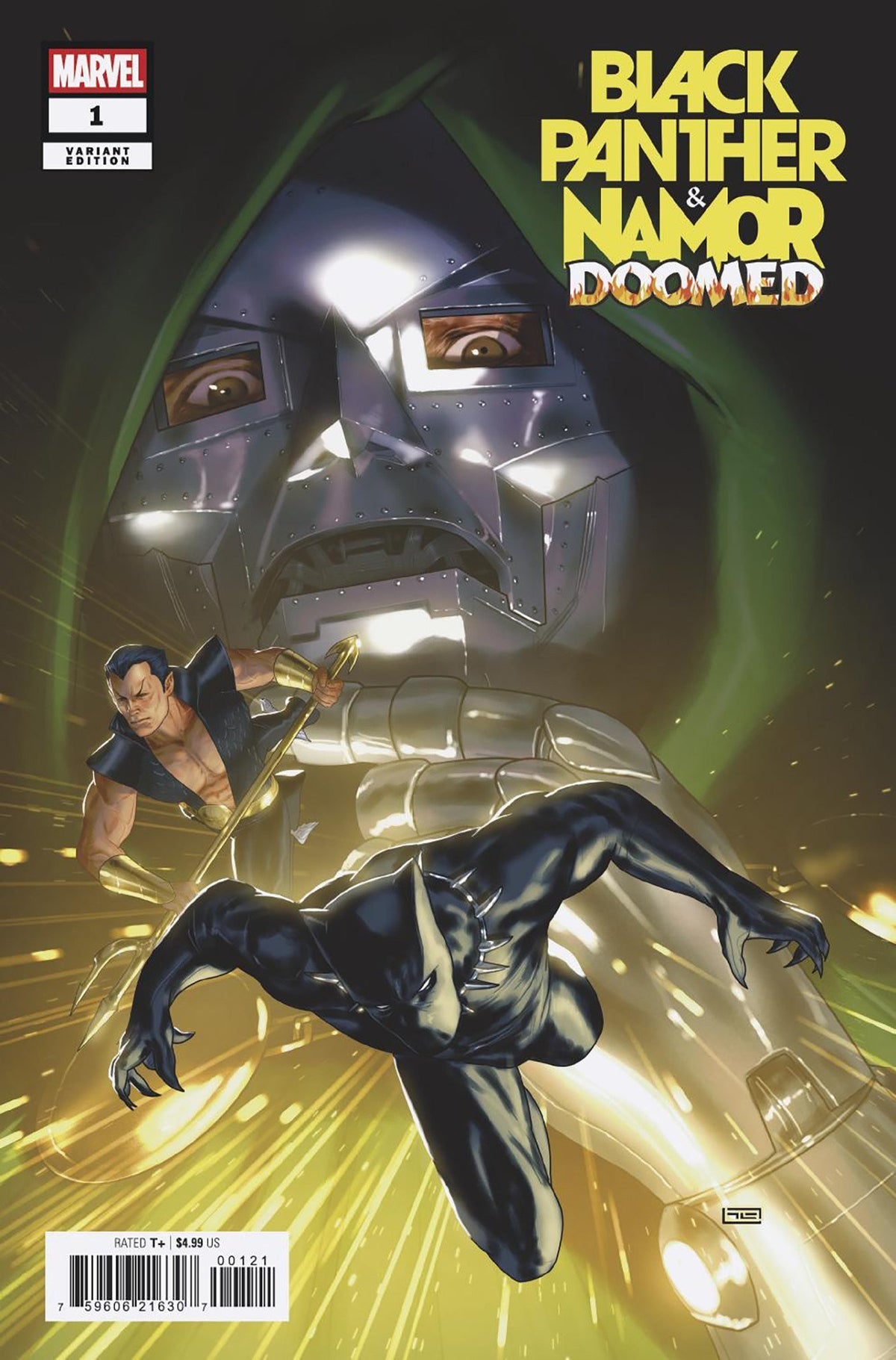 Black Panther / Namor: Doomed #1 Taurin Clarke Variant