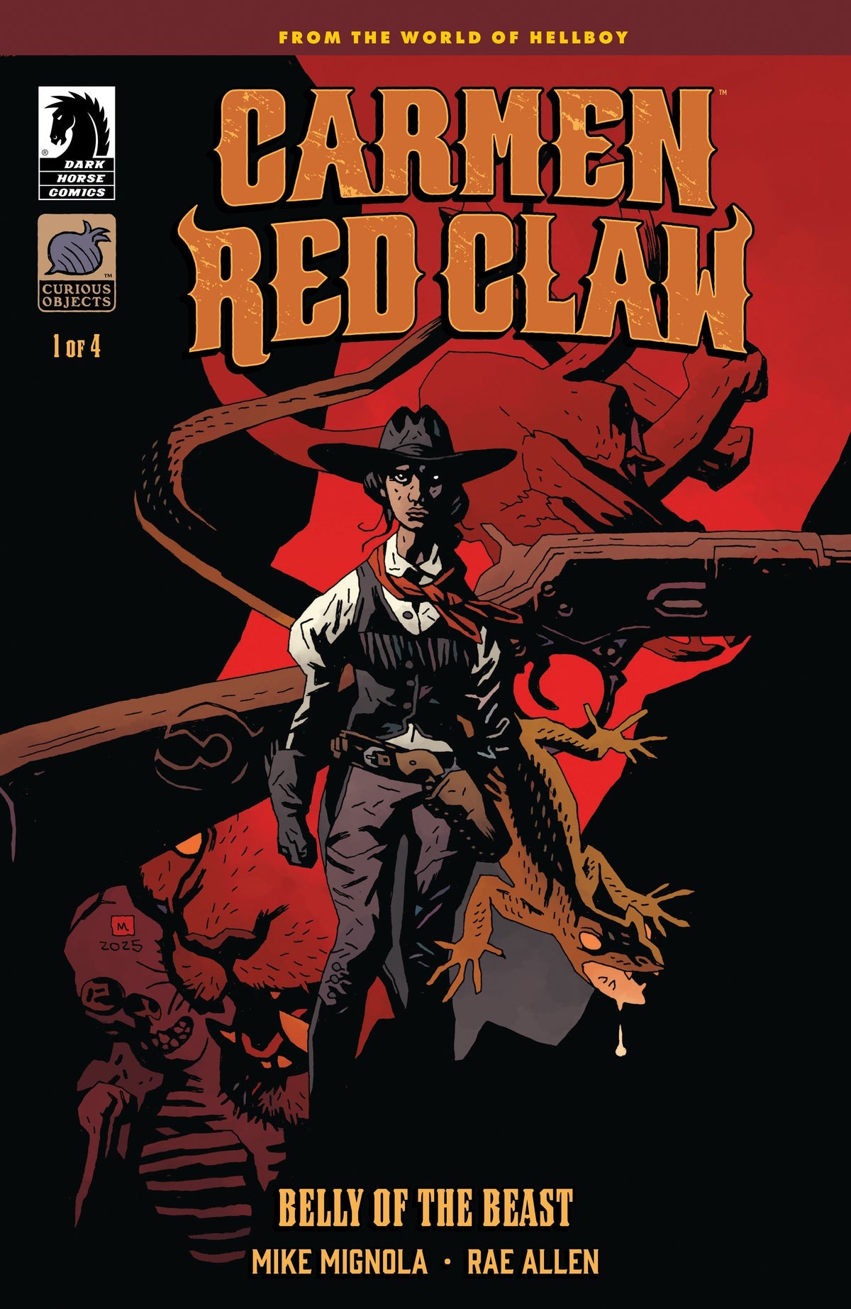 Carmen Red Claw: Belly of the Beast #1 (Cover B Mike Mignola Variant)