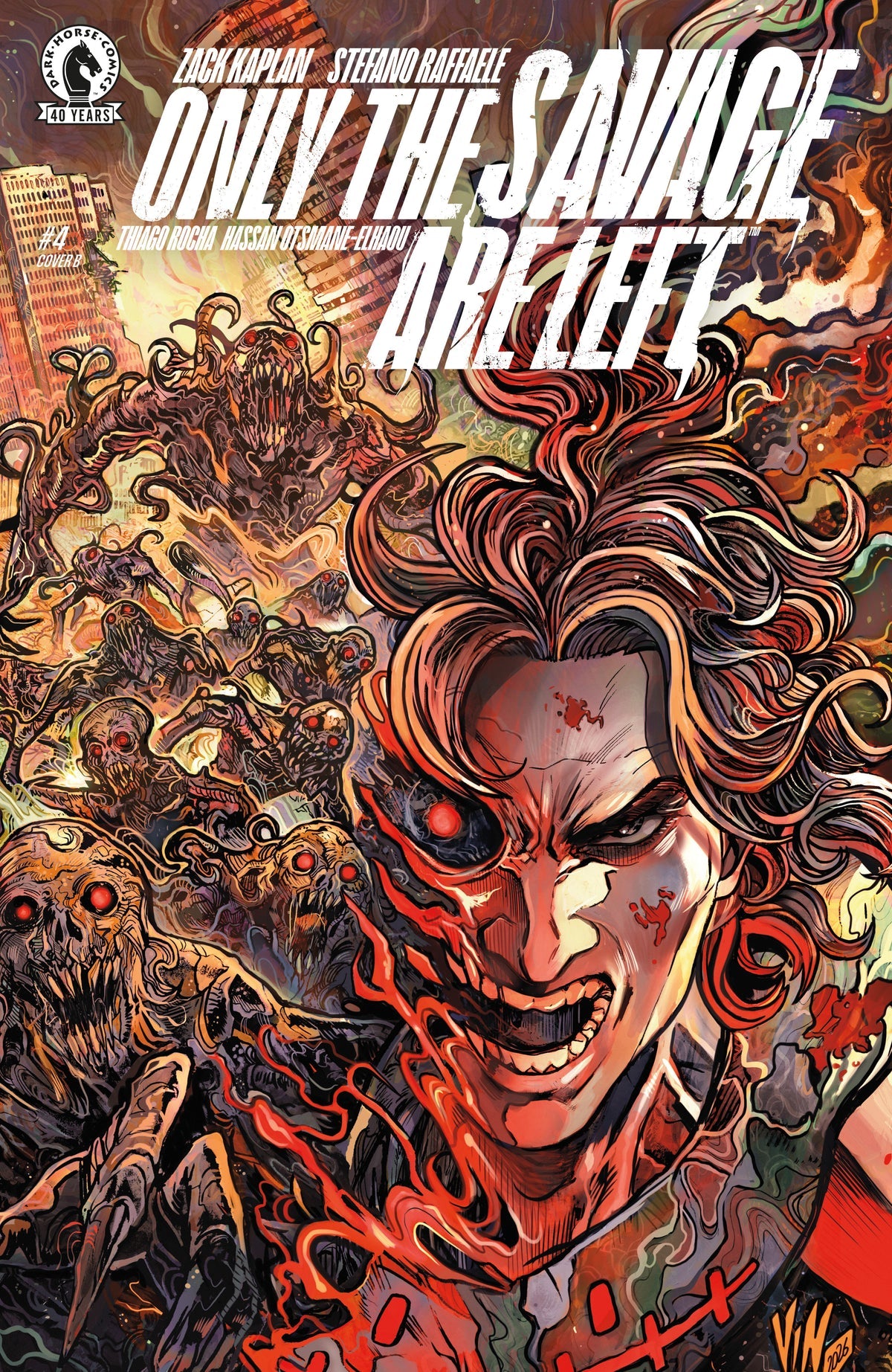 Only the Savage Are Left #4 Cover B Vincenzo Riccardi Variant