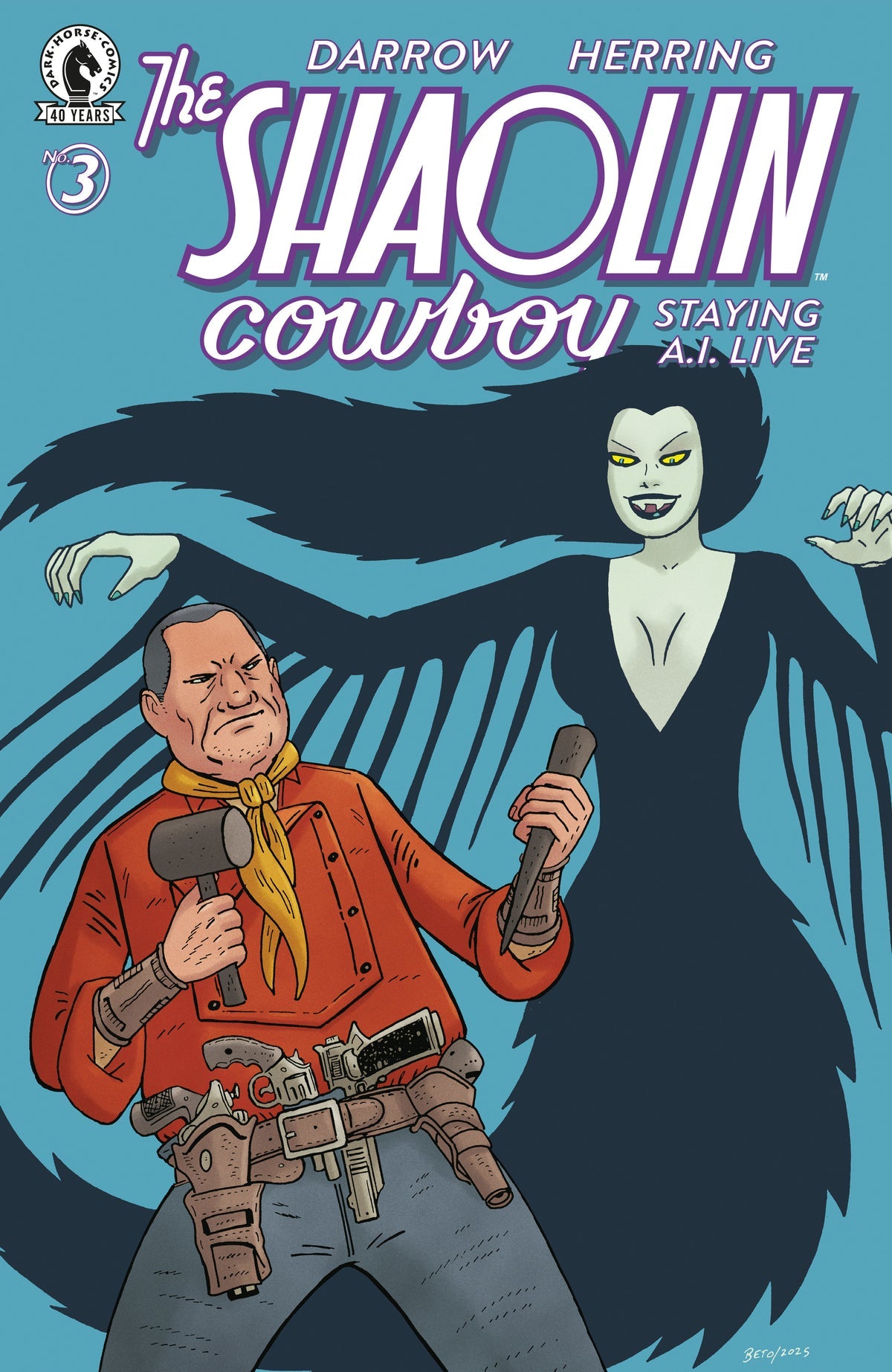 Shaolin Cowboy: Staying A.I.Live #3 Cover C Gilbert Hernandez Variant