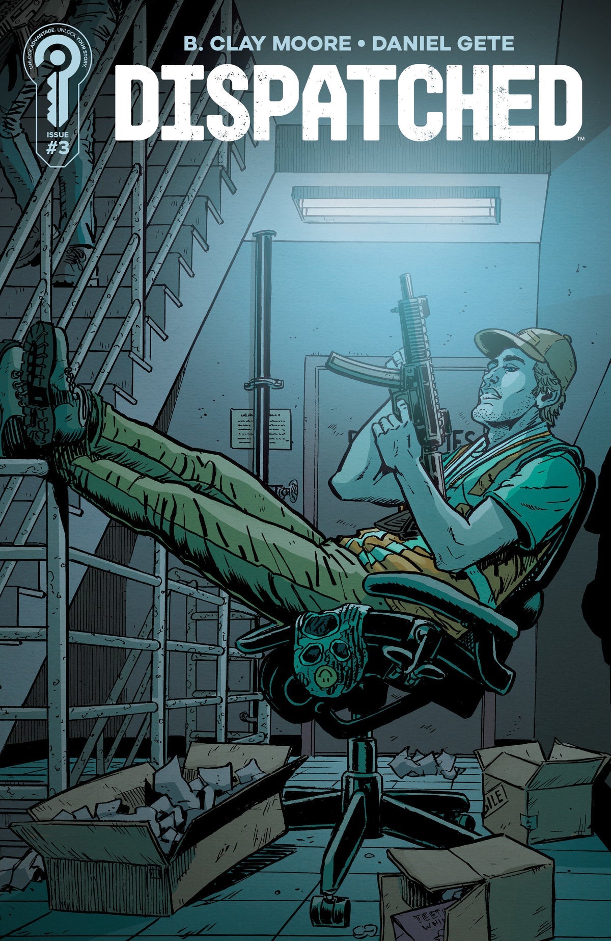 Dispatched #3 Cover B David Lapham Variant
