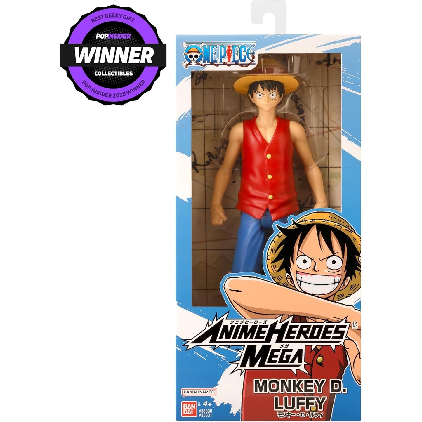 Anime Heroes Mega - One Piece - Monkey D. Luffy